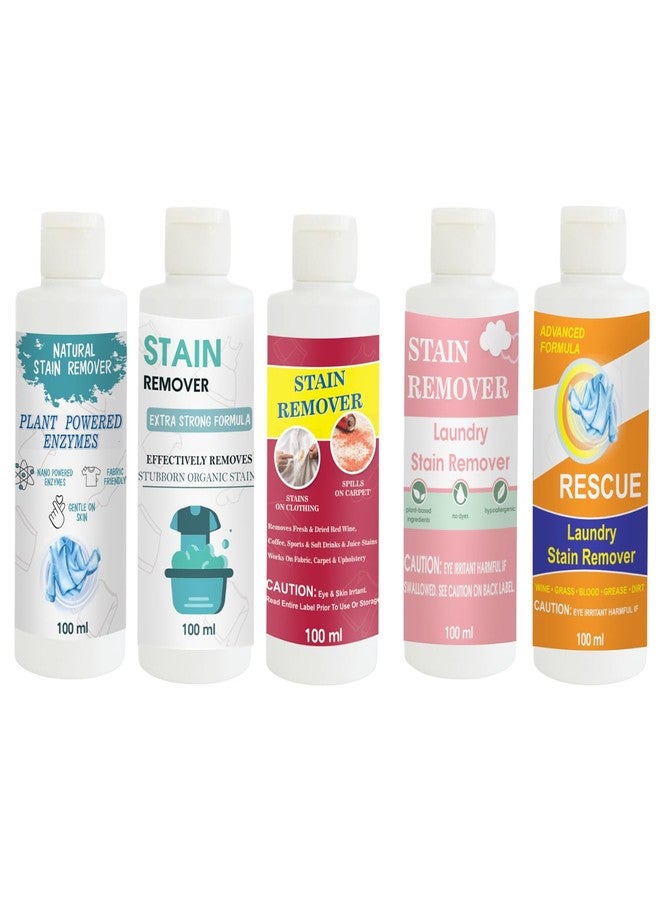 مجموعة مزيلات البقع من توفوس، تتضمن مزيل بقع القمصان والدمى والأحمر والوردي والبرتقالي | محلول تنظيف متعدد الأسطح للملابس والأقمشة والمفروشات (100 غرام لكل عبوة) - Image 1